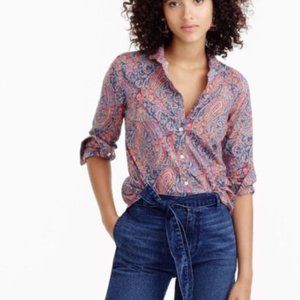 Liberty Art Fabrics for J.Crew paisley shirt